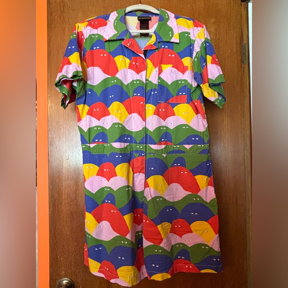 Rainbow Lumps Shortalls by Nooworks